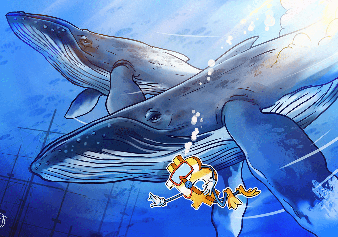 随着 BTC 价格接近 21000 美元<strong></p>
<p>btc价格</strong>，比特币鲸鱼仍在“冬眠”