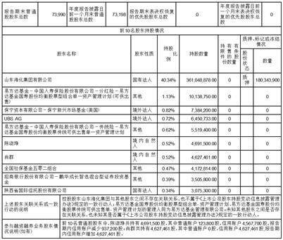 山东海化股份有限公司2022年度报告摘要