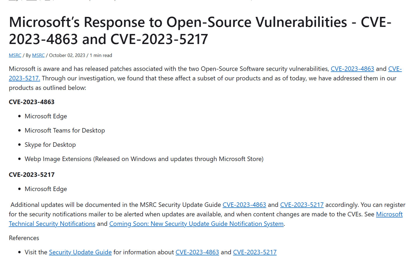 微软更新 Edge、Teams 及 Skype 软件<strong></p>
<p>漏洞软件</strong>，修复 Chromium 零日漏洞