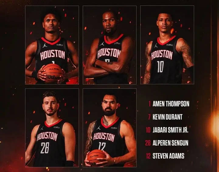 杜兰特领衔死亡五大<strong></p>
<p>莱特币行情</strong>!火箭揭幕战首发平均身高2米09