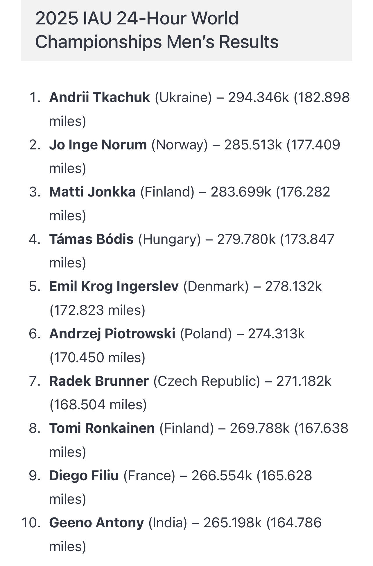 24小时狂奔278.622公里<strong></p>
<p>LTC行情</strong>! 46岁女将打破女子24小时超马世界纪录