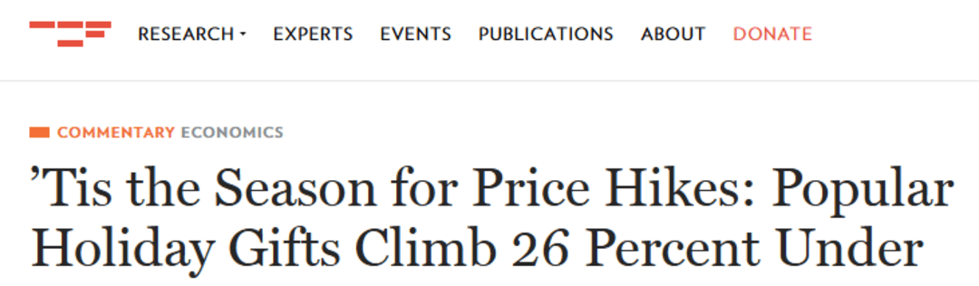 【世界说】当美国假日季遭遇通胀 美最新民调：近七成民众坦言财务焦虑让节日计划“缩水”