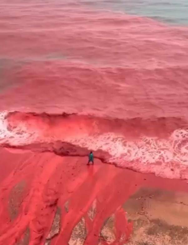 罕见!伊朗霍尔木兹岛遭遇强降雨<strong></p>
<p>虚拟货币平台</strong>,部分海域变成“血色海洋”