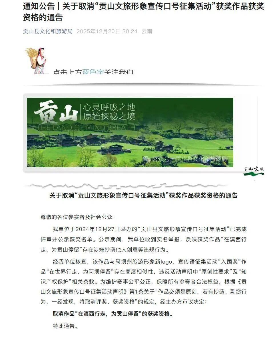 作品系抄袭<strong></p>
<p>虚拟数字货币</strong>！云南一地通报：取消获奖资格